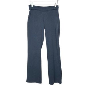 Patagonia Pants Womens Medium Charcoal Grey Fold Over Yoga Organic Cool Stretch